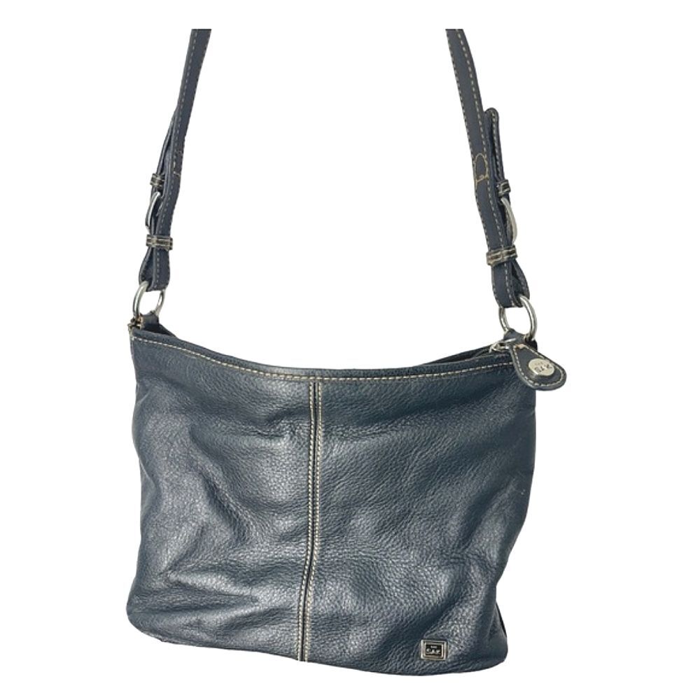 The Sak black Leather Shoulder Bag